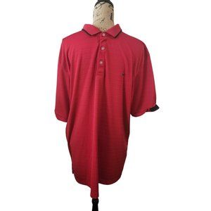 Callaway XL Red Men's Golf Opti-Dri Short Sleeve Polo Polyester Knit